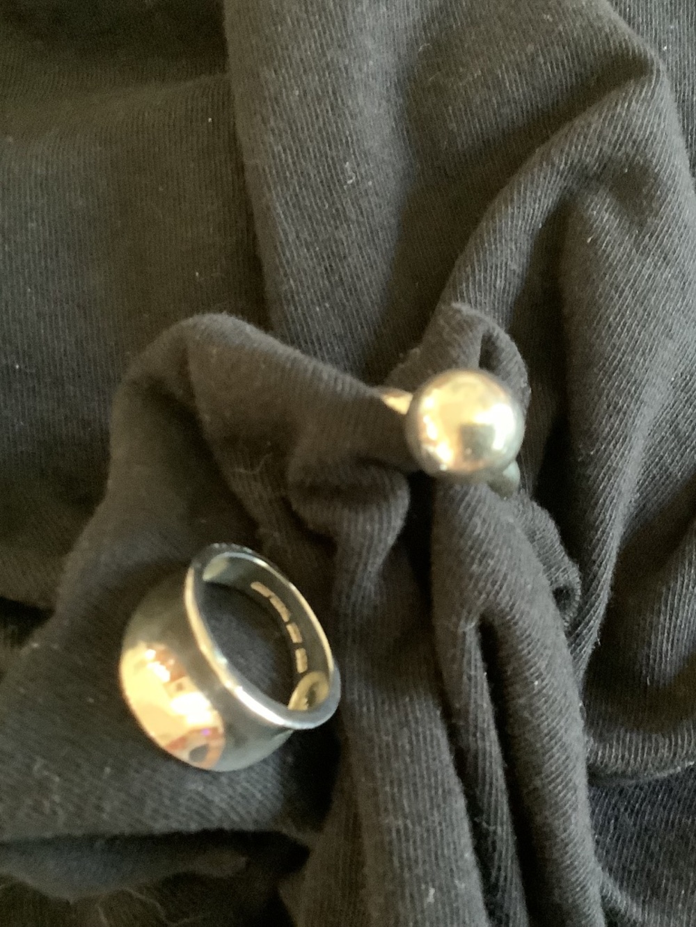 Set of Two Sterling Rings